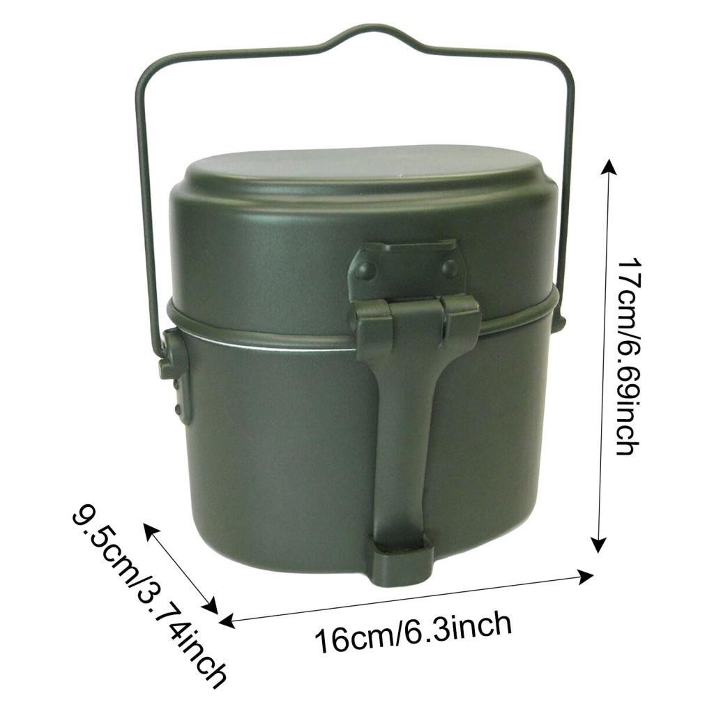 Camping Cooking Kit Box - Outdoor Mess Tin Kit Camping Lunch