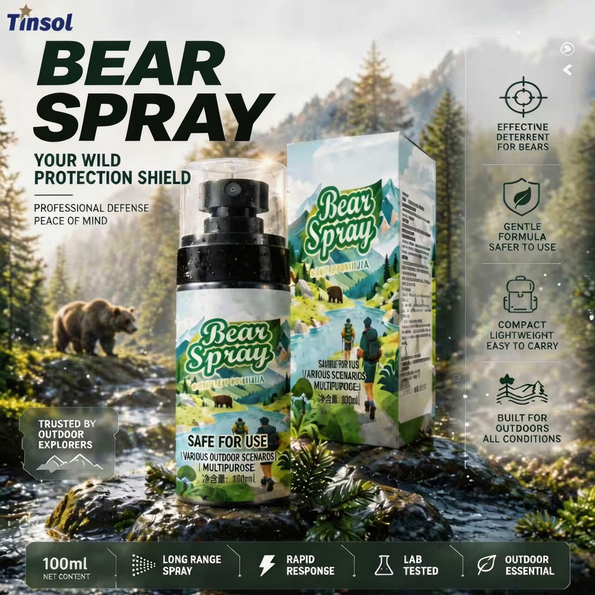 Camping Cooking Oil - 2026 New Bear Dog Deterrent Pepper