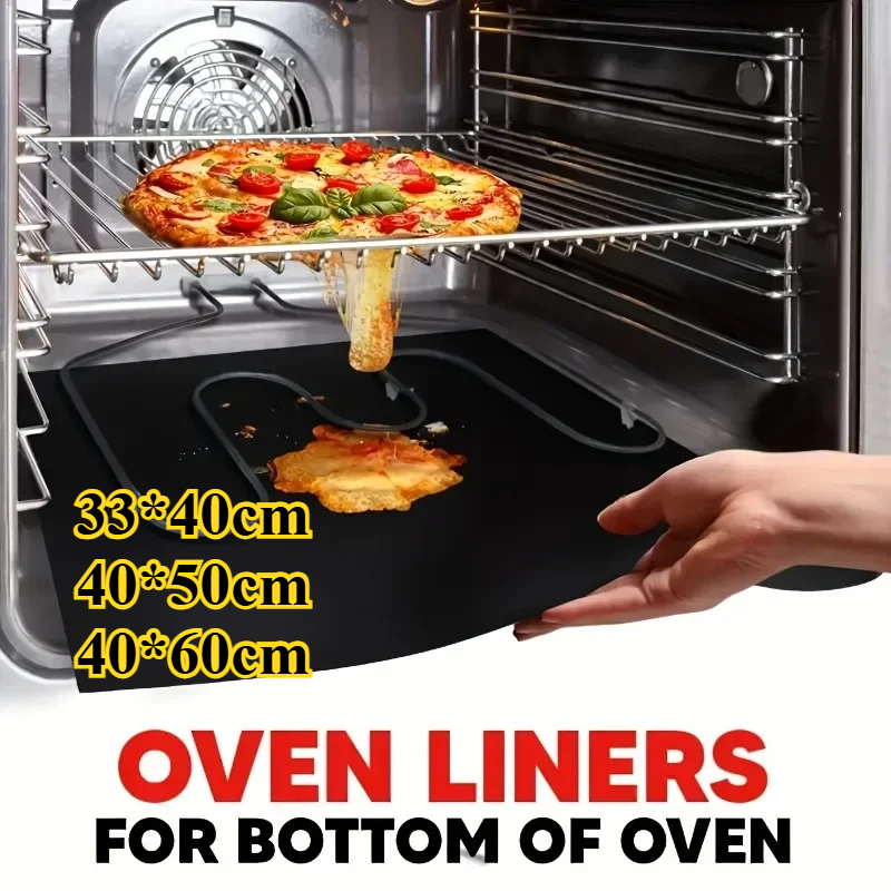 Camping Cooking Mat - 33×40/40×50/40×60cm Non-Stick Oven Liners Reusable BBQ