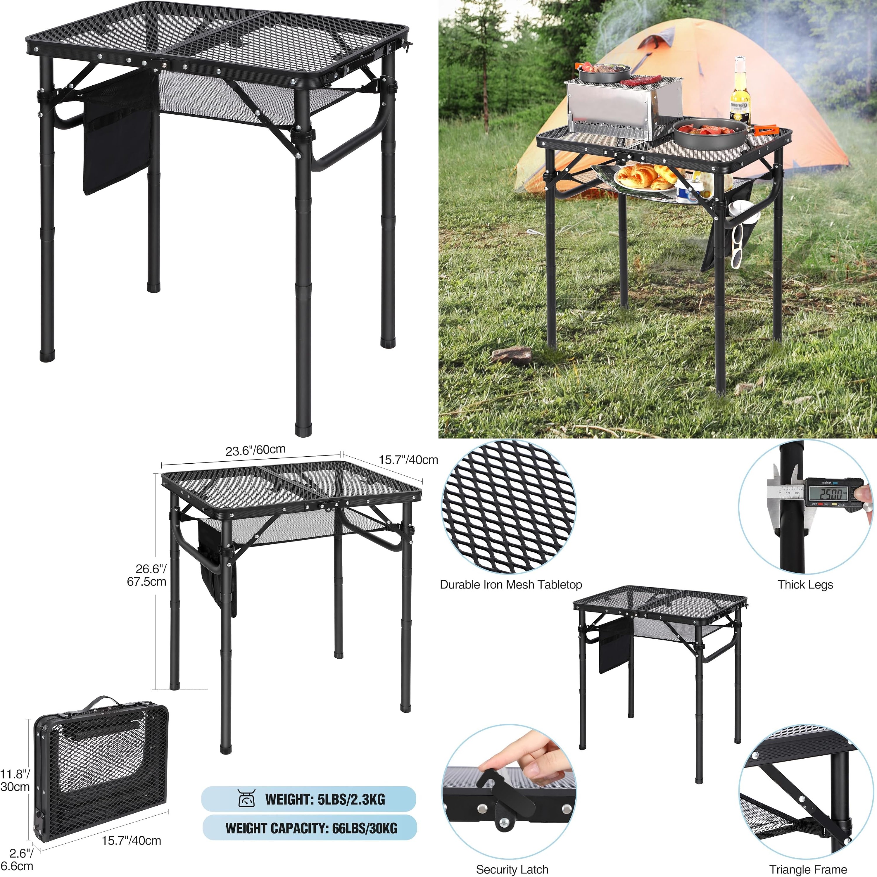 Camp Grill Portable Folding - RedSwing Small Folding Grill Table 3