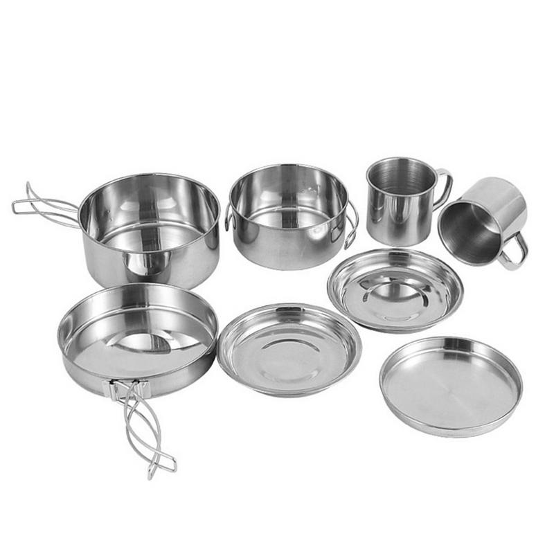 8pcs/set Stainless Steel Outdo – Camping Cooking Roll recenzja i cena