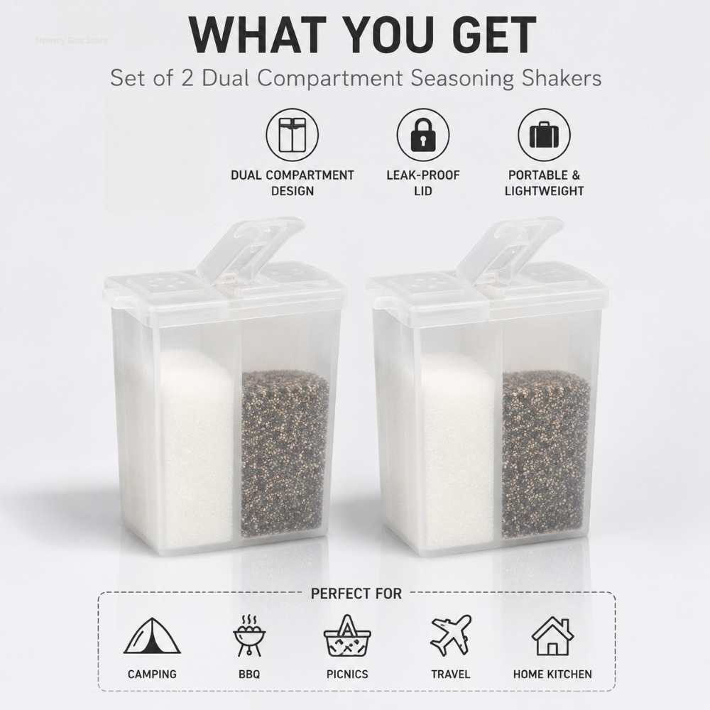 Multi-use 2in1 Spice Jar 2/4/6 – Camping Cooking Options recenzja i cena