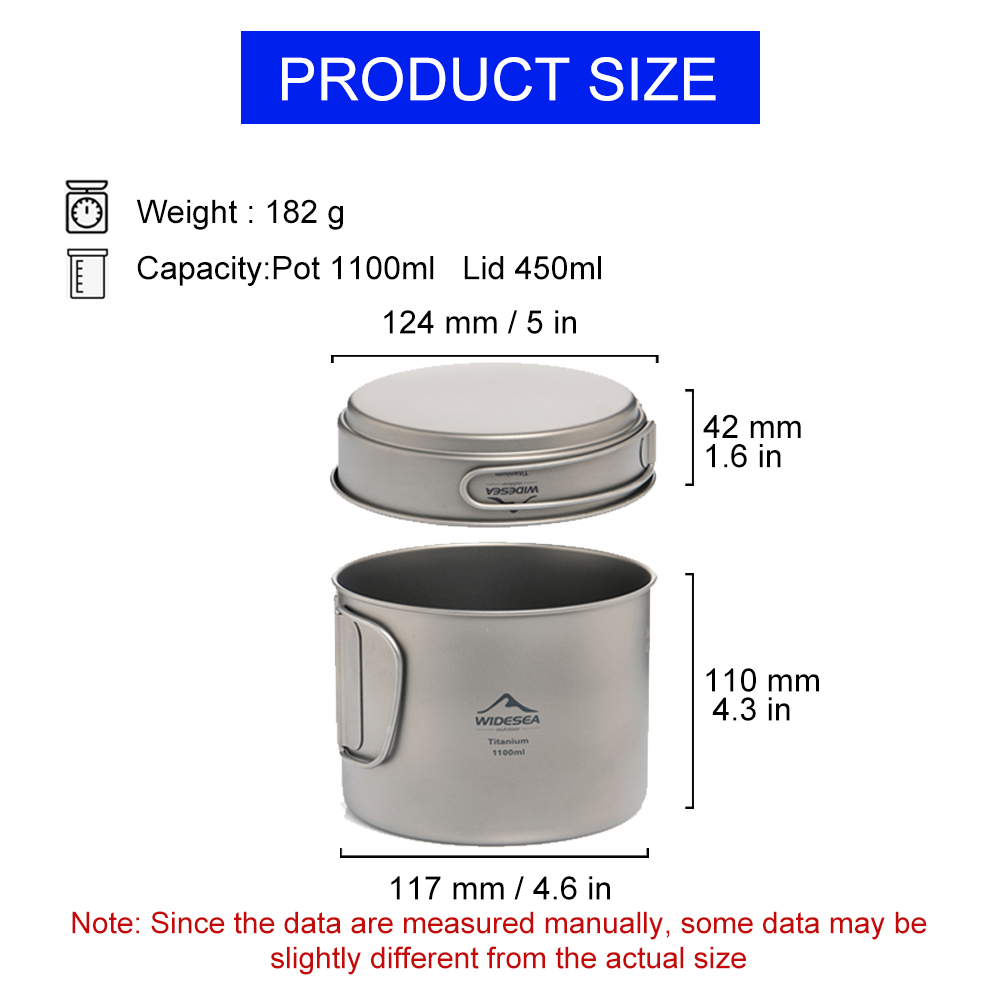 Widesea Ultralight Titanium Ca – Mess Kit Titanium recenzja i cena