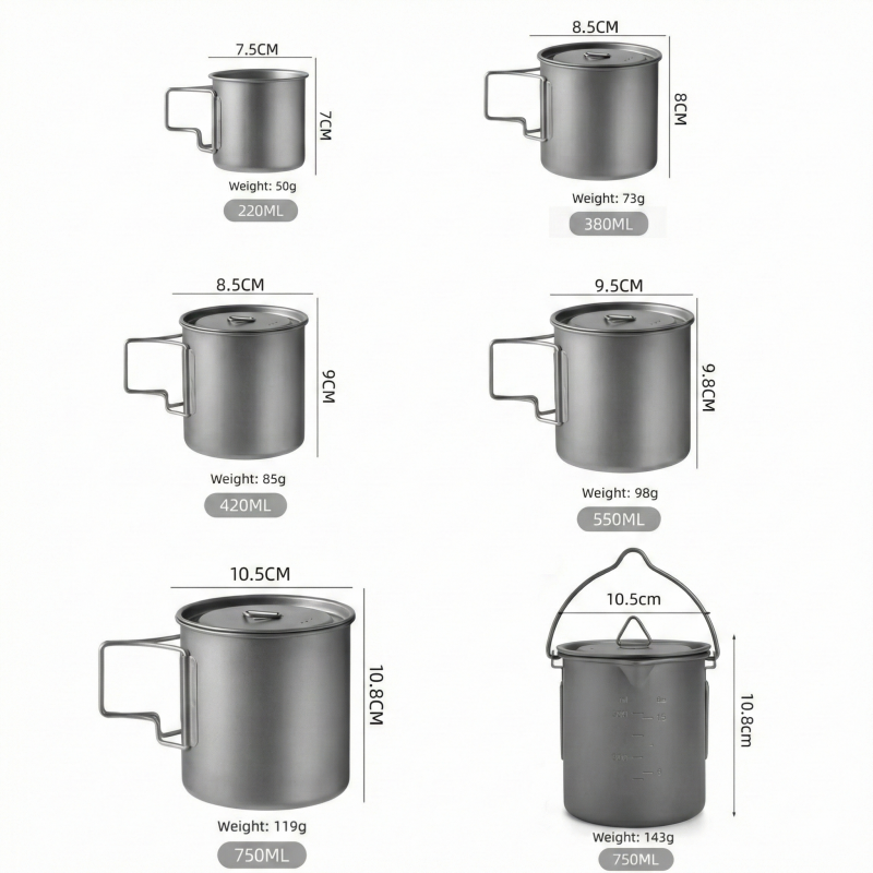 Titanium Camping Mug with Fold – Mess Kit Titanium recenzja i cena