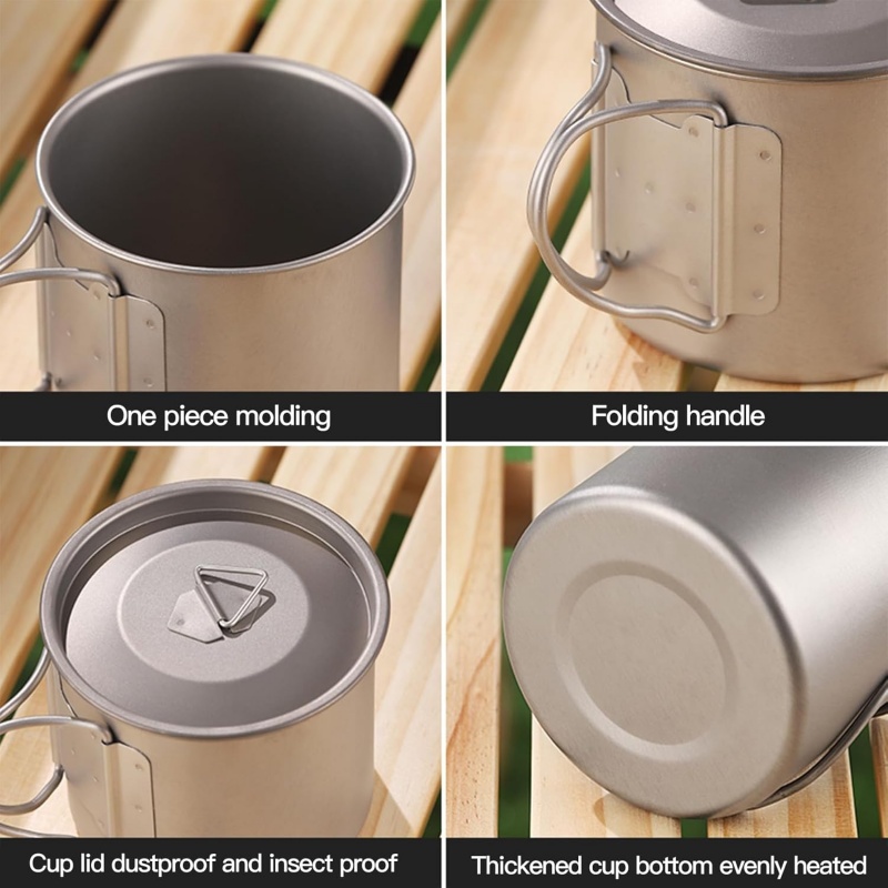 Titanium Camping Mug with Fold – Mess Kit Titanium recenzja i cena
