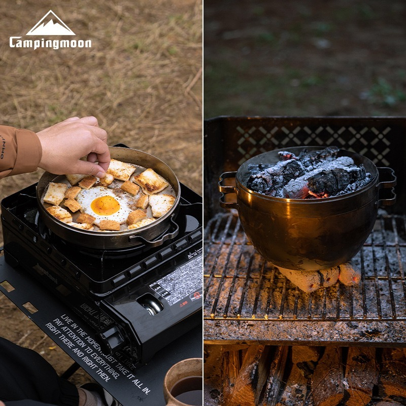CAMPINGMOON DO-27 Multi functi – Camping Hanging Cooking Pot recenzja i cena