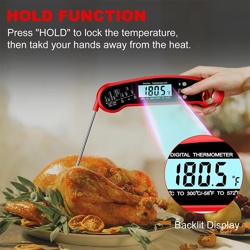 LMETJMA Digital Meat Thermomet – Camping Cooking Meat recenzja i cena