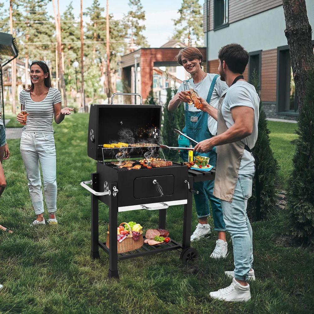 Portable Charcoal BBQ Grill wi – Camp Grill Portable Folding recenzja i cena