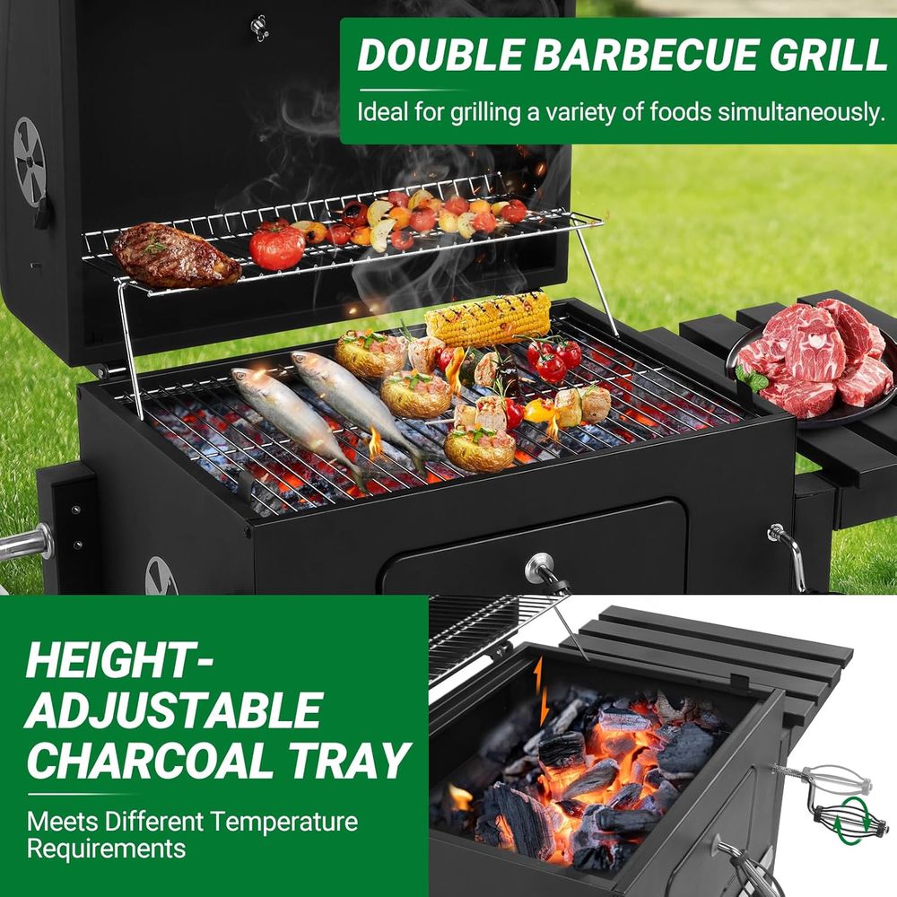 Portable Charcoal BBQ Grill wi – Camp Grill Portable Folding recenzja i cena