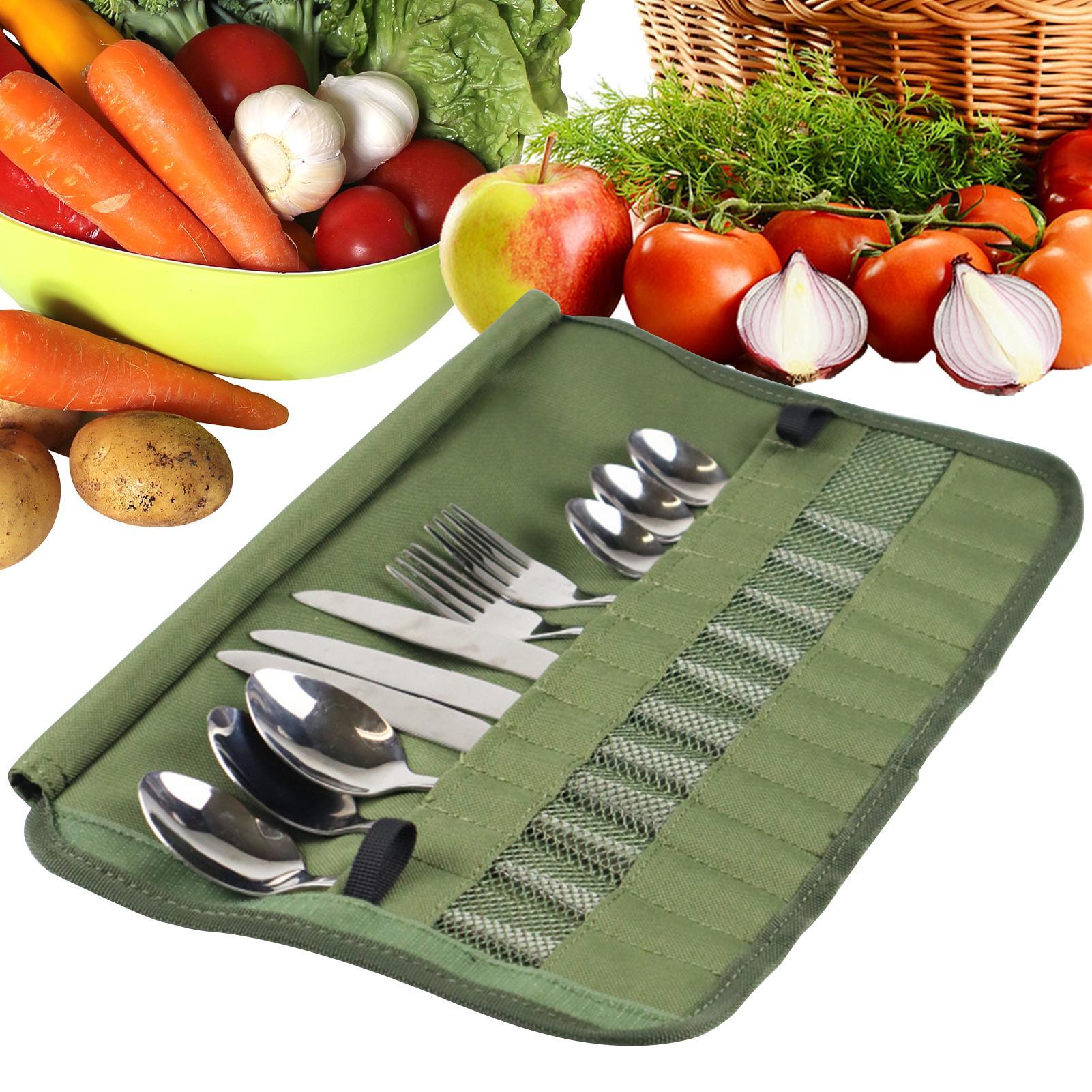 Camping Tableware Roll Bag Kit – Camping Cooking Kit Box recenzja i cena