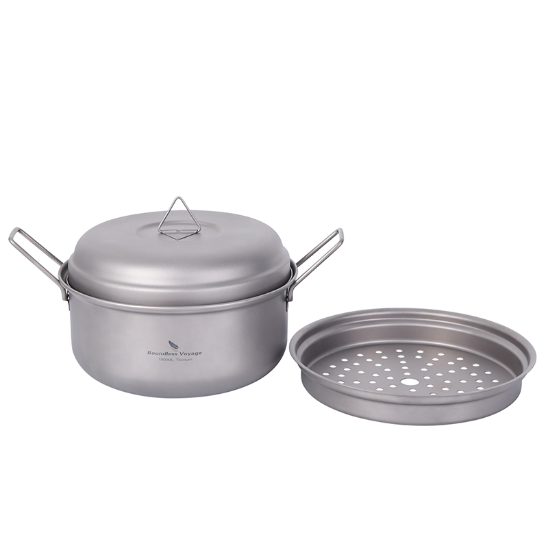 Boundless Voyage Titanium Stea – Camping Hanging Cooking Pot recenzja i cena