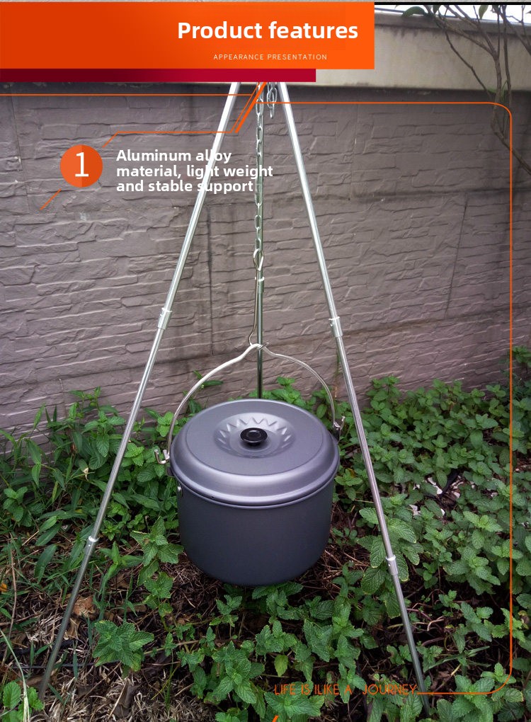 2026Bulin Hanging Pot Outdoor  – Camping Hanging Cooking Pot recenzja i cena
