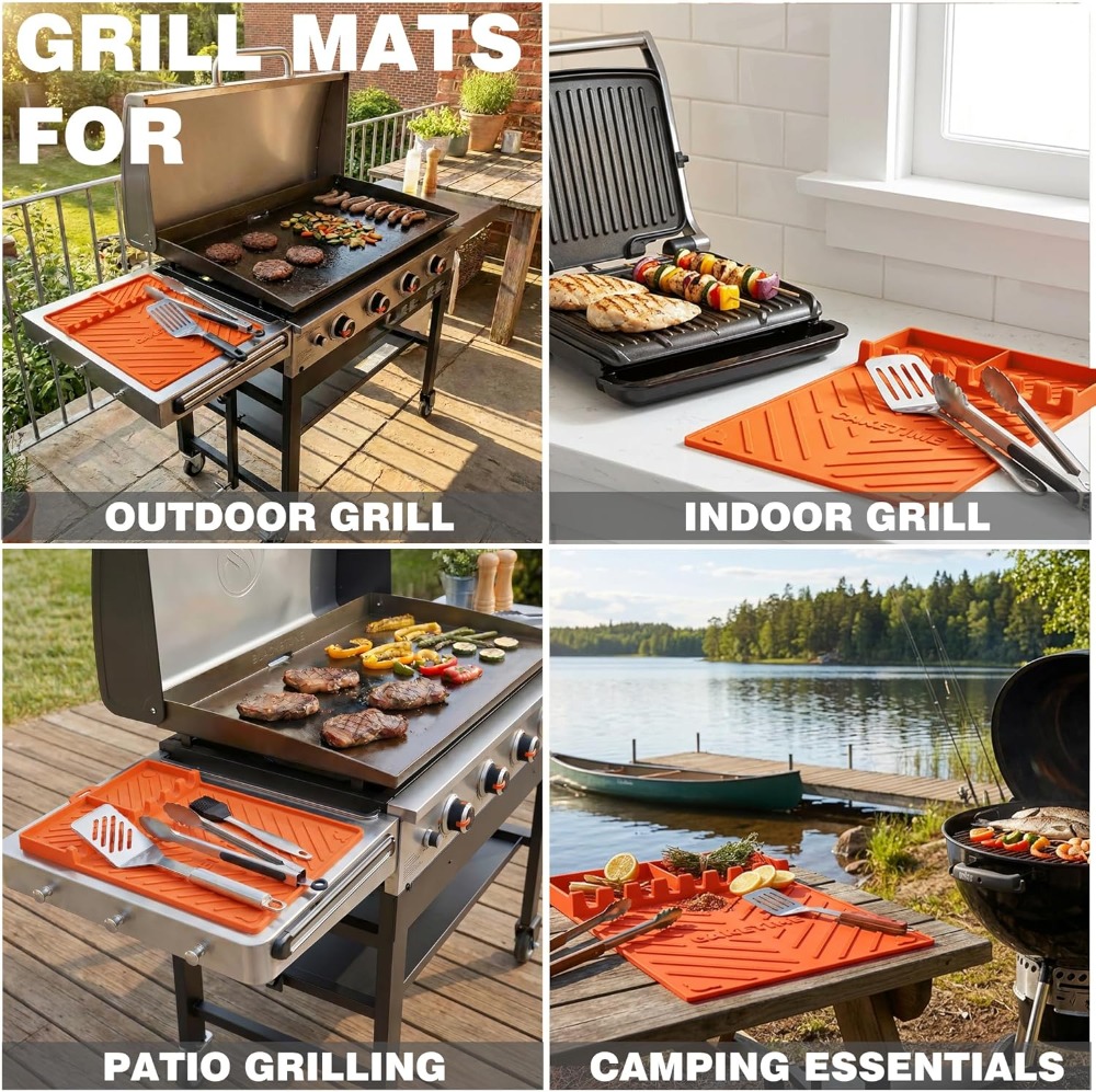 Silicone Grill Mats for Blacks – Camping Cooking Mat recenzja i cena
