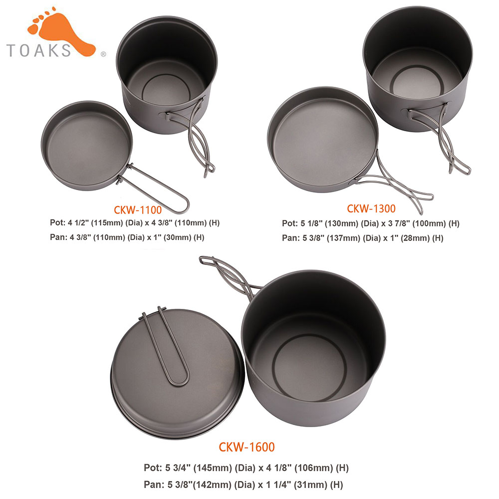 TOAKS Cookware Set Ultralight  – Mess Kit Titanium recenzja i cena