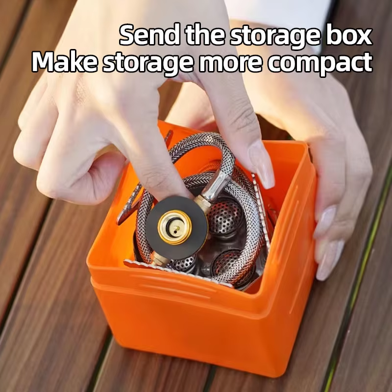 Three-head gas stove portable  – Camping Cooking Roll recenzja i cena