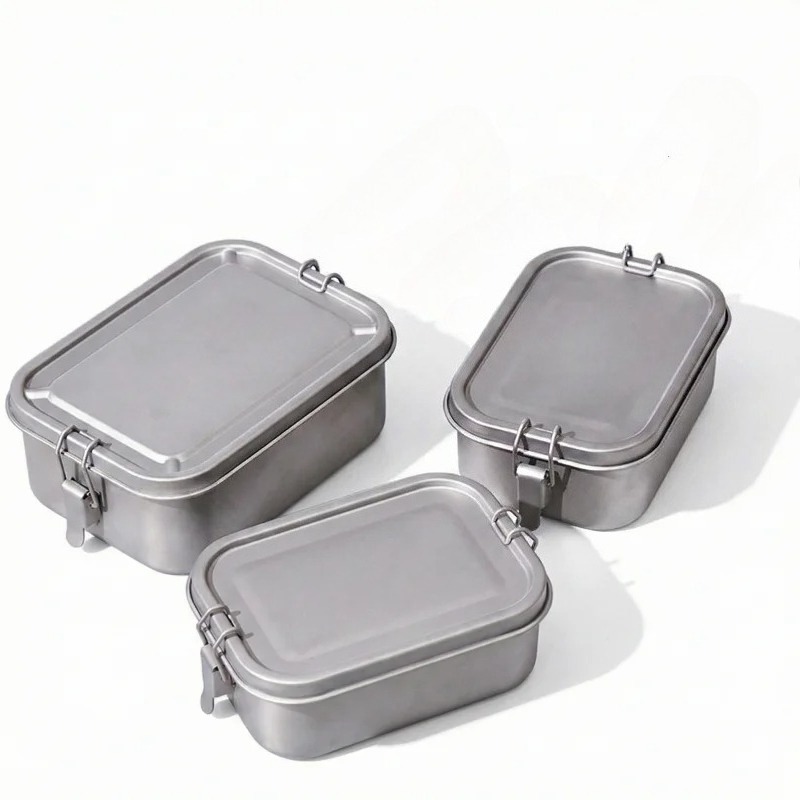 Stainless Steel Lunch Box With – Mess Kit Titanium recenzja i cena