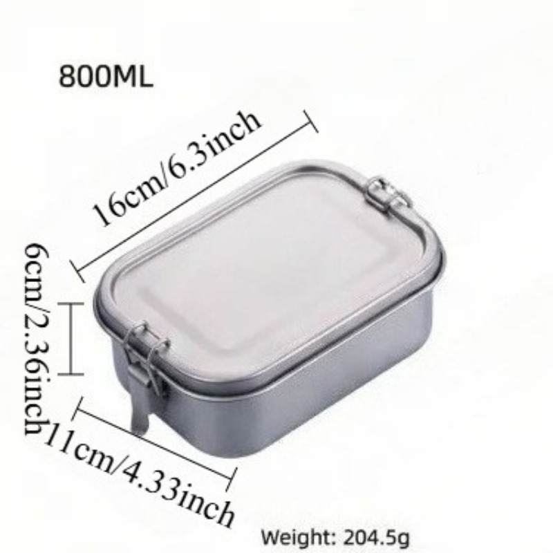 Stainless Steel Lunch Box With – Mess Kit Titanium recenzja i cena