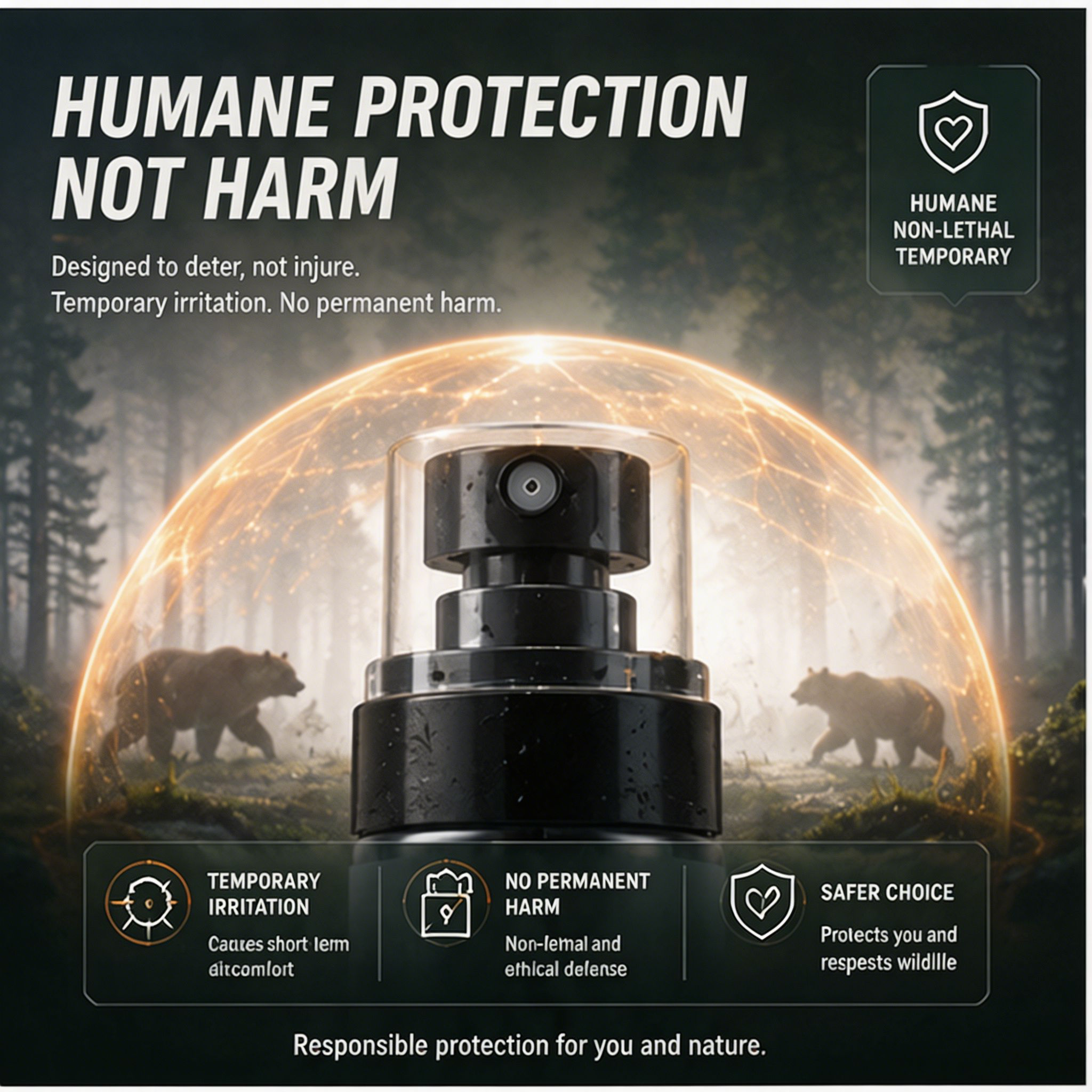 2026 New Bear Dog Deterrent Pe – Camping Cooking Oil recenzja i cena