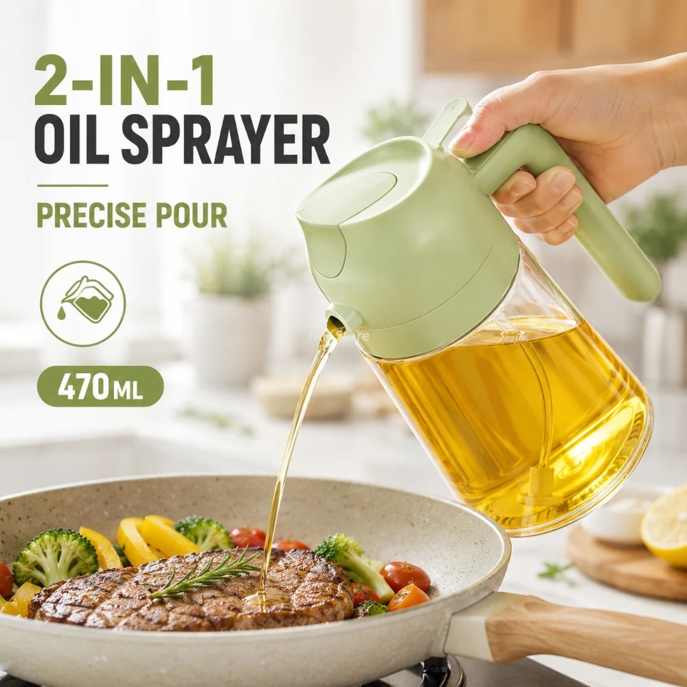 2 in 1 Olive Oil Sprayer Dispe – Camping Cooking Oil recenzja i cena