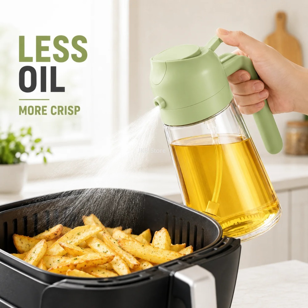 2 in 1 Olive Oil Sprayer Dispe – Camping Cooking Oil recenzja i cena