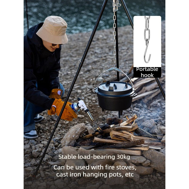 Aluminum Alloy Hanging Pot Bra – Camping Hanging Cooking Pot recenzja i cena