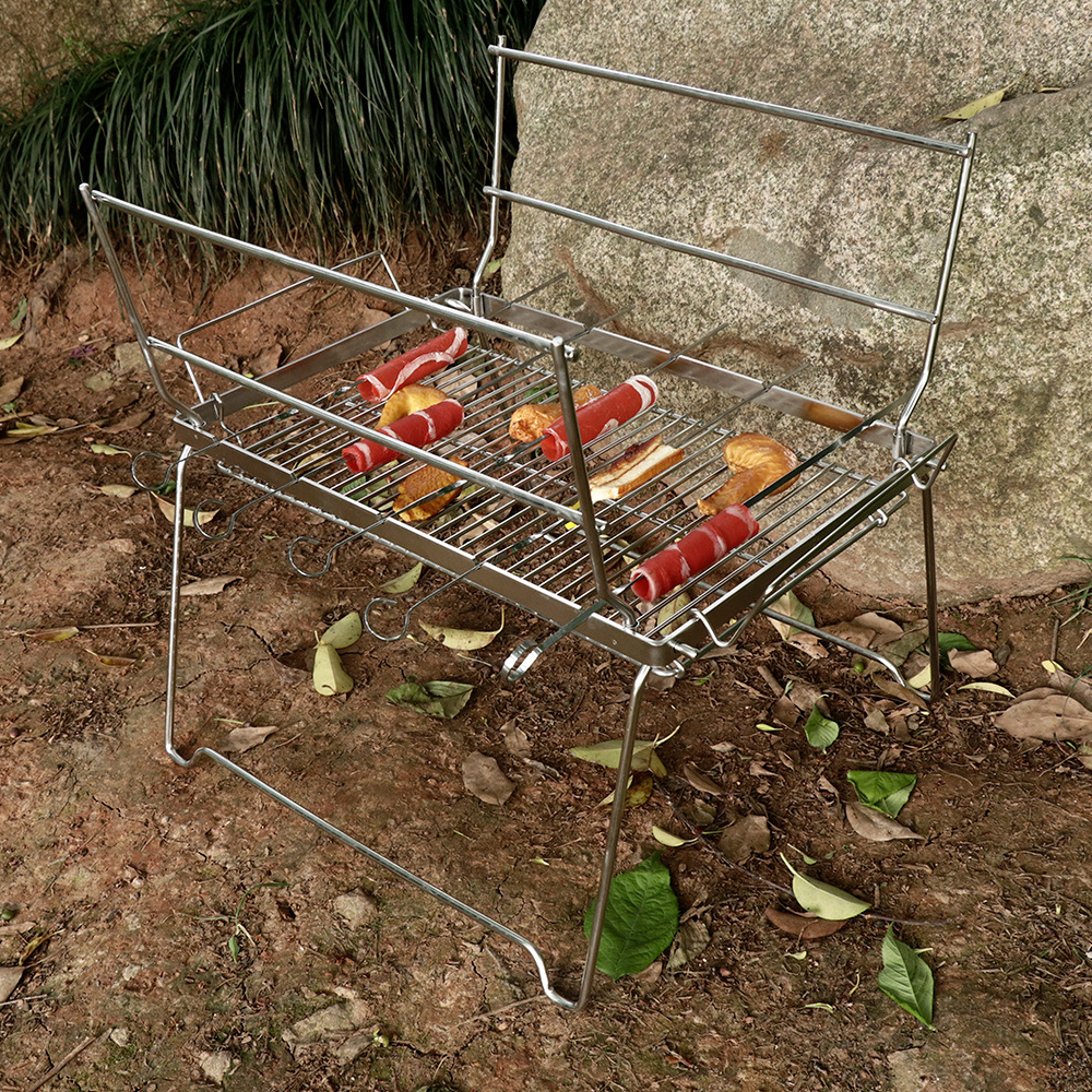 Folding Barbecue Grill Camping – Camp Grill Portable Folding recenzja i cena