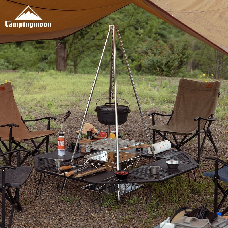 CAMPINGMOON Outdoor MT-130 cam – Camping Hanging Cooking Pot recenzja i cena