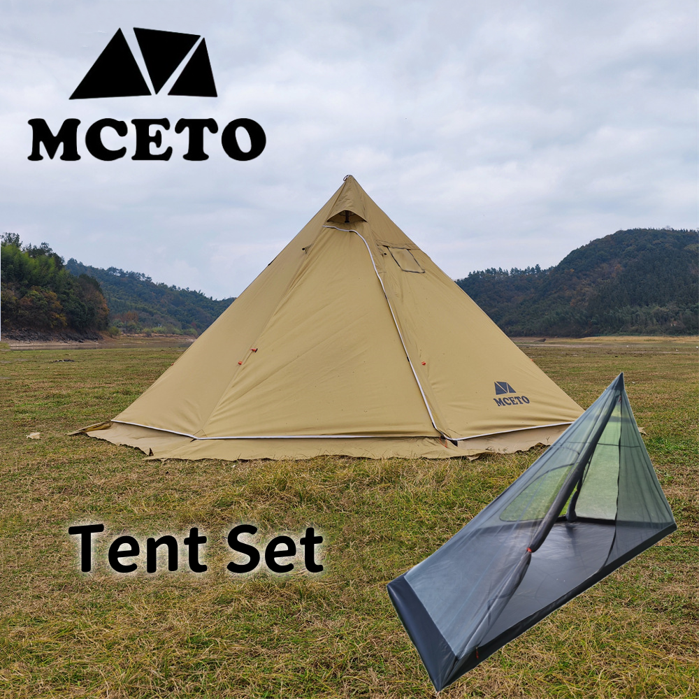 Pyramid Tent Set Outdoor Winte – Campfire Cooking In Another World recenzja i cena