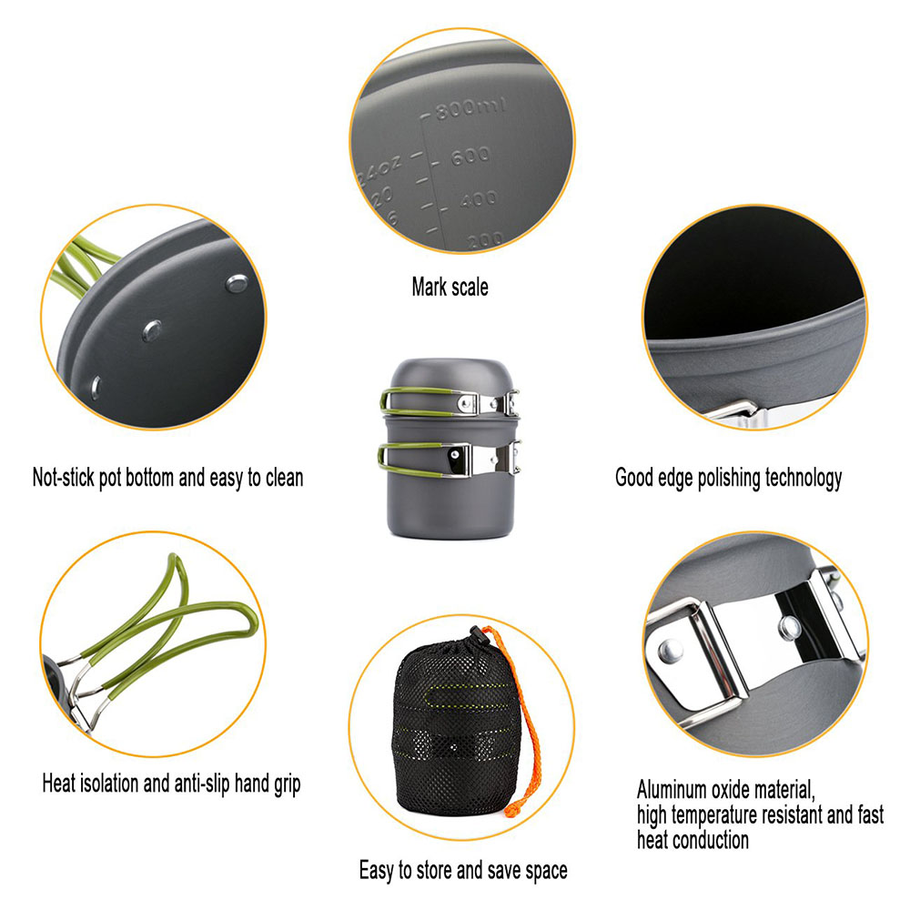 Ultralight Camping Pots Cookwa – Camping Cooking Roll recenzja i cena