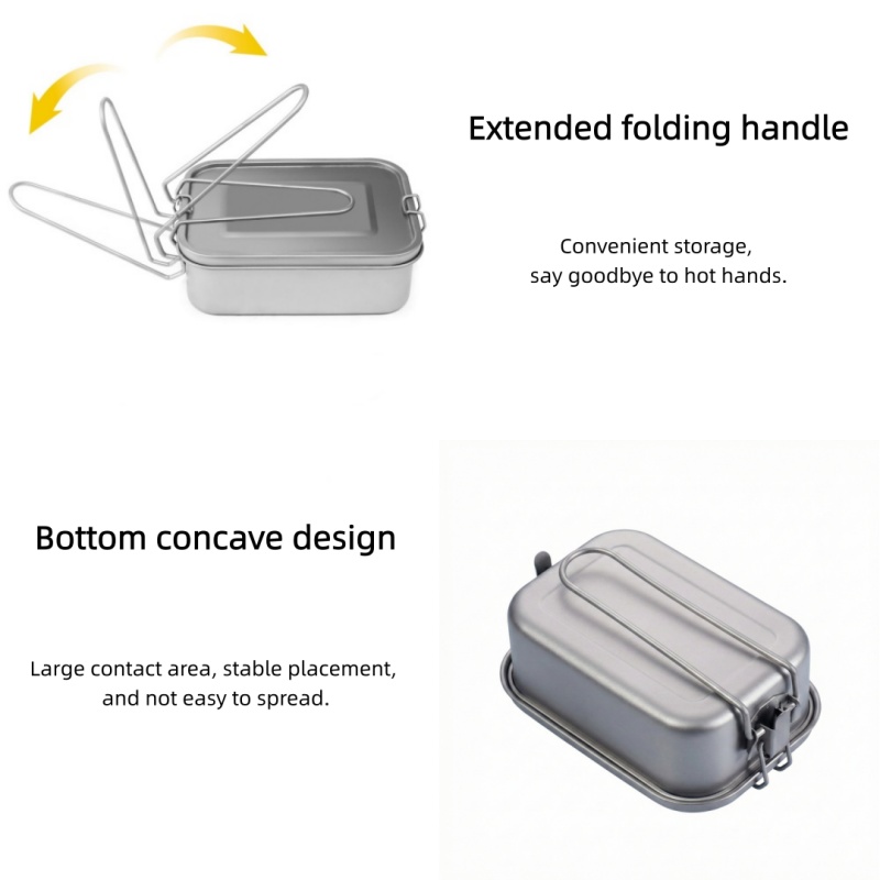 Titanium Lunch Box with Lid an – Mess Kit Titanium recenzja i cena