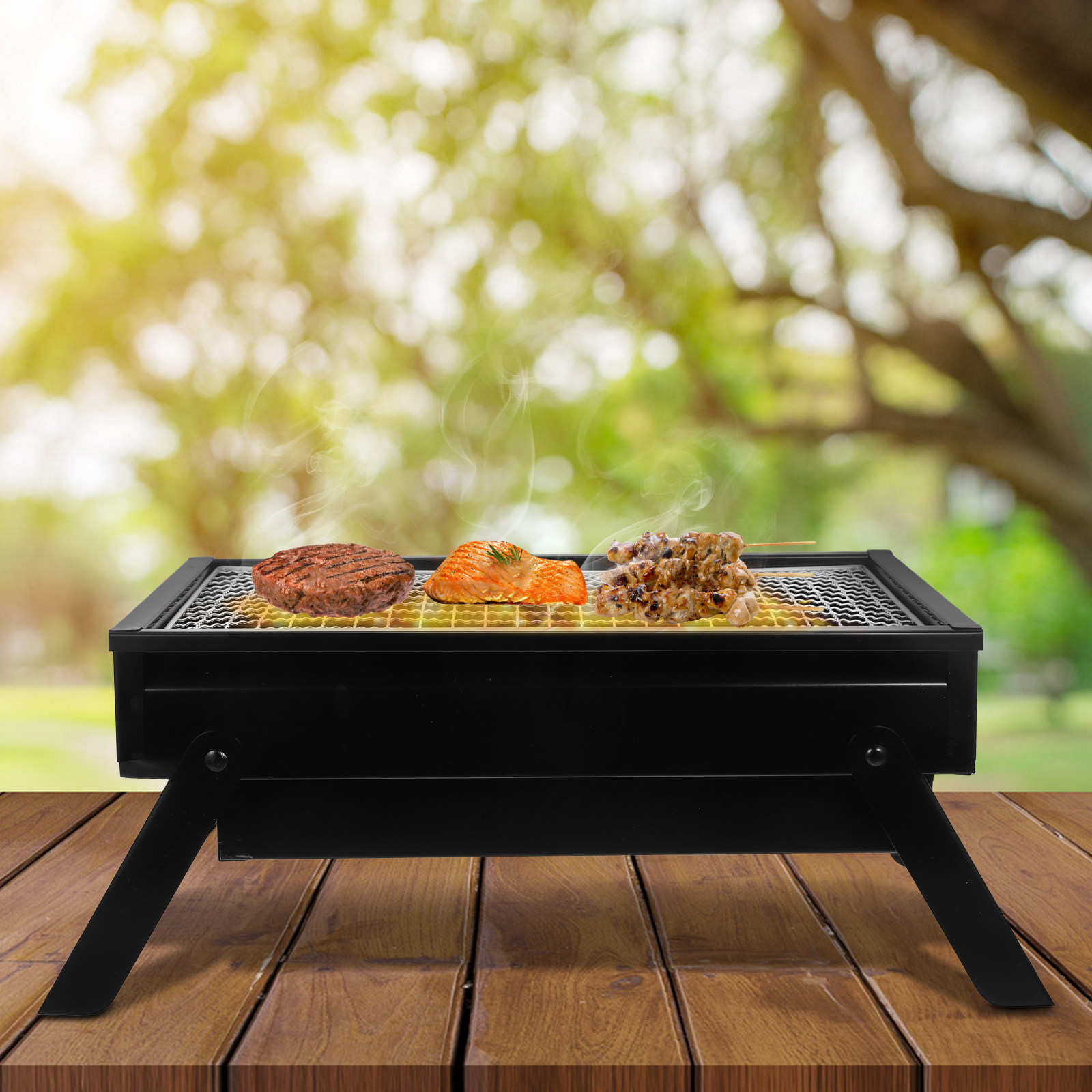 Portable Folding Charcoal Gril – Camp Grill Portable Folding recenzja i cena