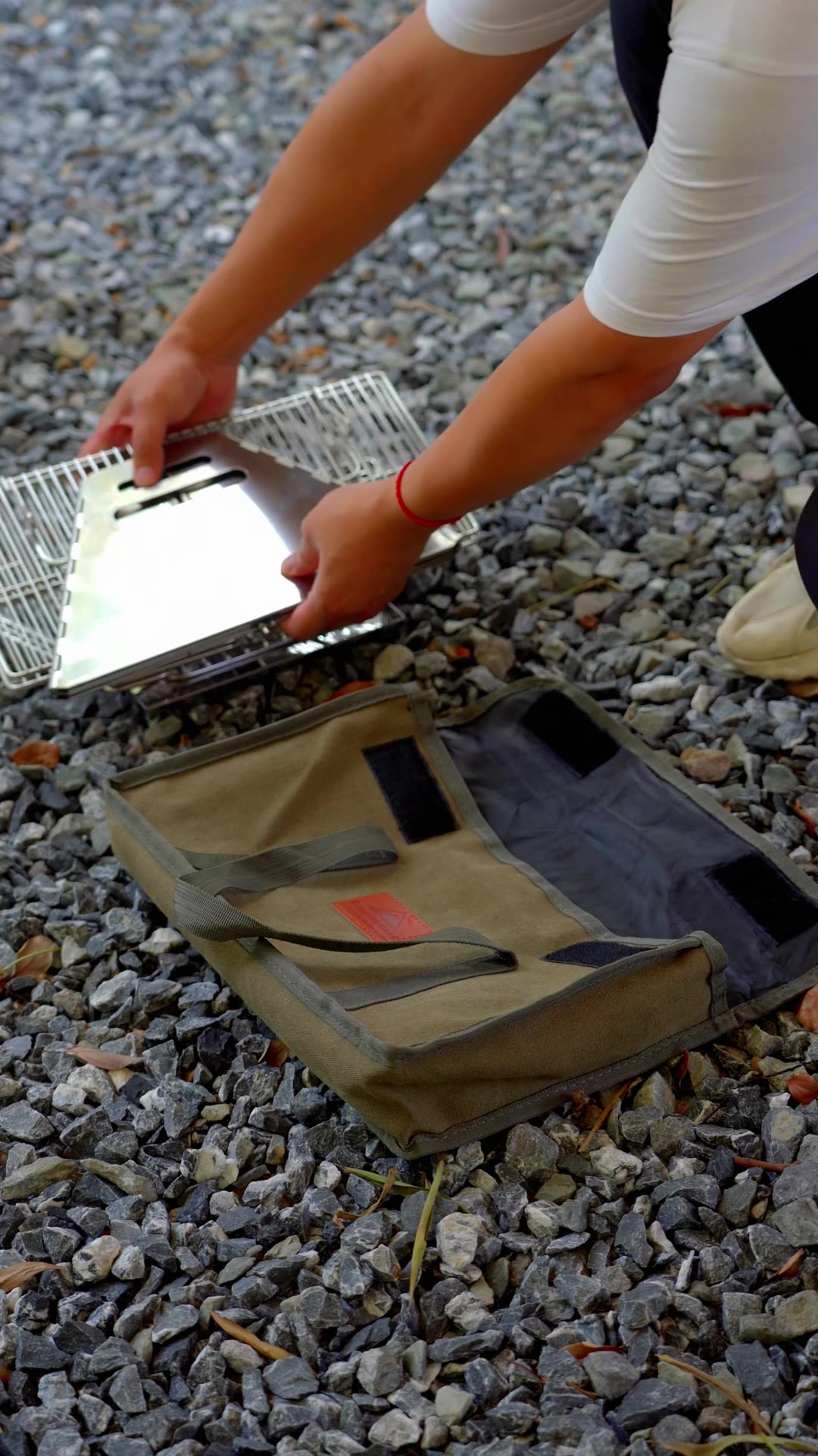 CAMPINGMOON Stainless Steel Fo – Camp Grill Portable Folding recenzja i cena