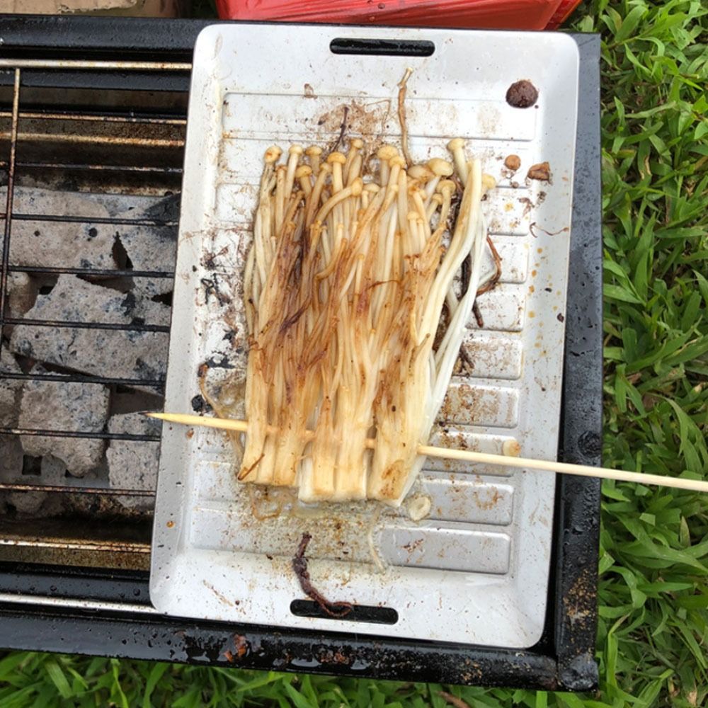 Durable Titanium Camping Grill – Camping Cooking Meat recenzja i cena