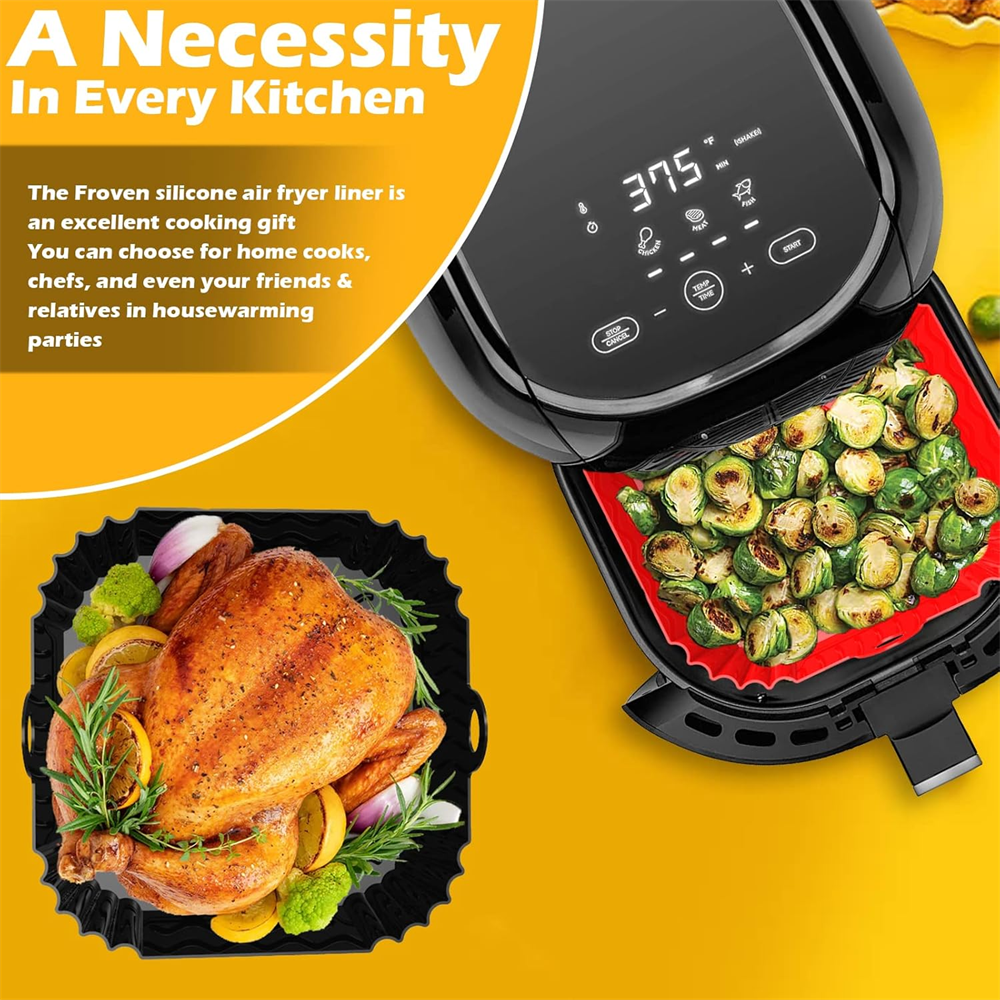 Square Silicone Air Fryer Mats – Camping Cooking Mat recenzja i cena