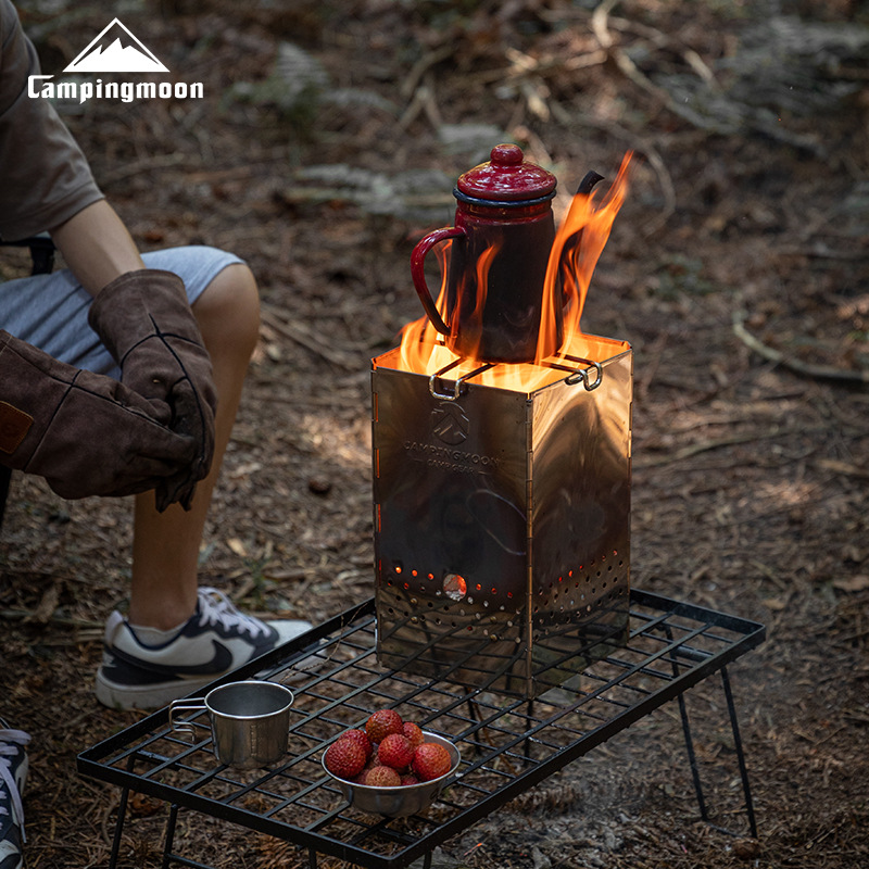 MT-18 Stainless Steel Hiking F – Camp Grill Portable Folding recenzja i cena