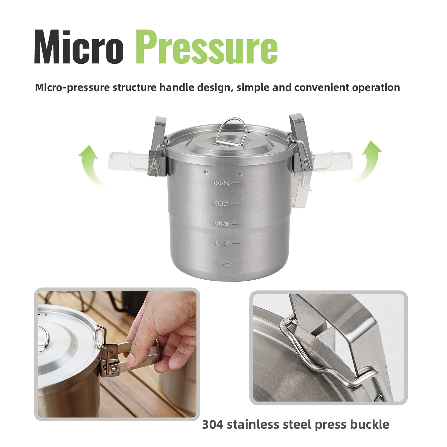 Outdoor 304 stainless steel po – Camping Hanging Cooking Pot recenzja i cena
