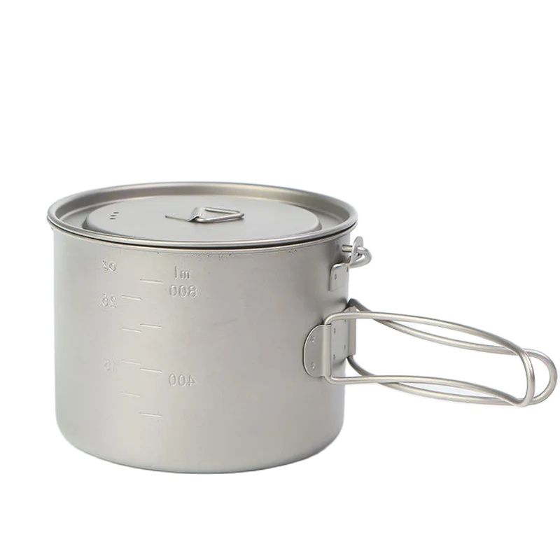 Outdoor Picnic Titanium Cookin – Camping Hanging Cooking Pot recenzja i cena