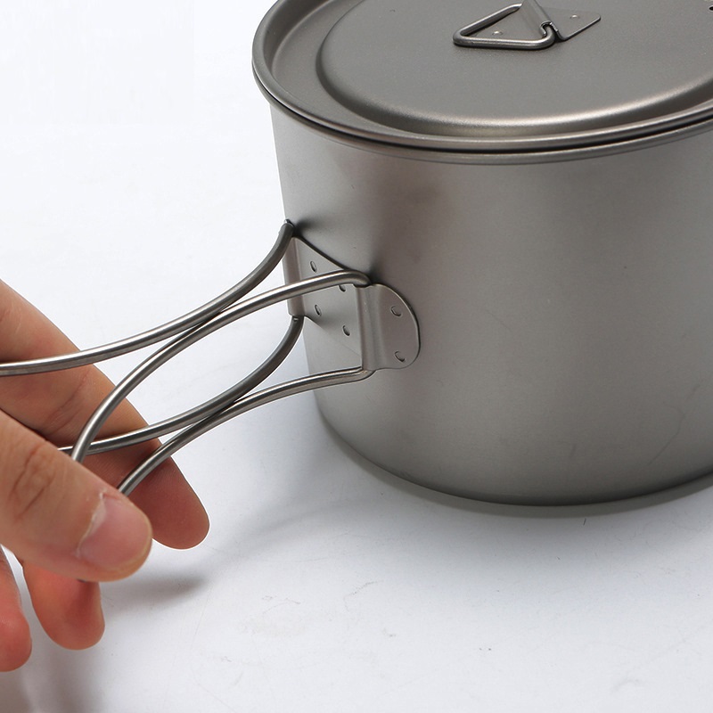 Outdoor Picnic Titanium Cookin – Camping Hanging Cooking Pot recenzja i cena