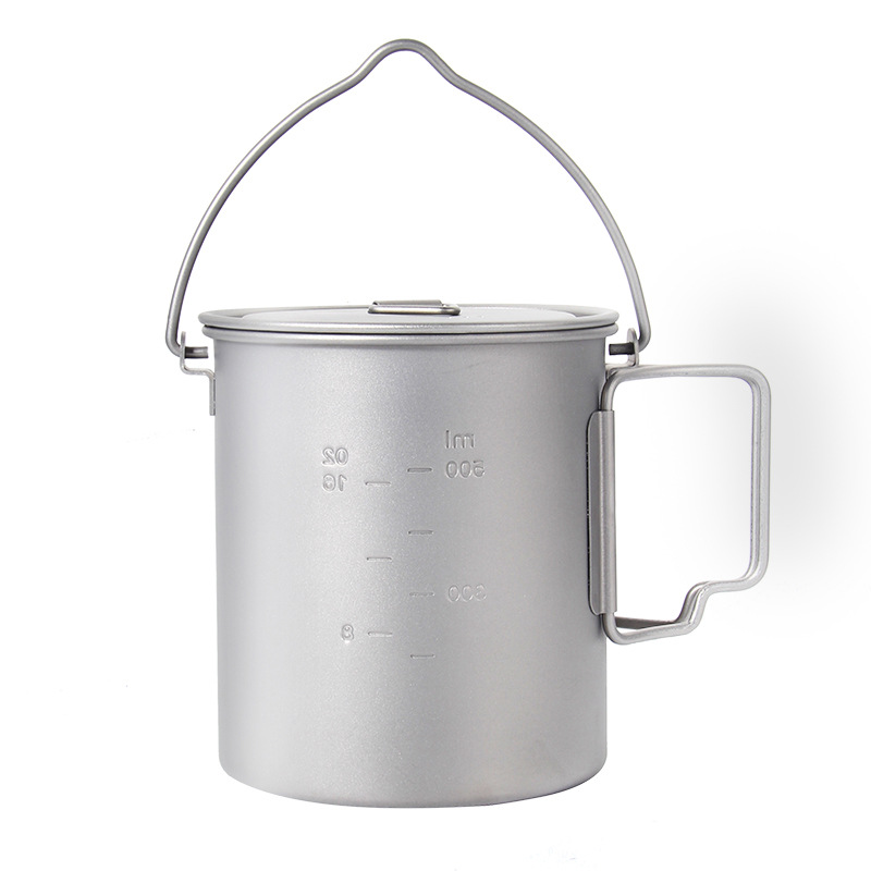 Outdoor Picnic Titanium Cookin – Camping Hanging Cooking Pot recenzja i cena