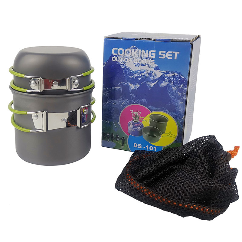Camping Cookware Kit with Stov – Camping Cooking Kit Box recenzja i cena