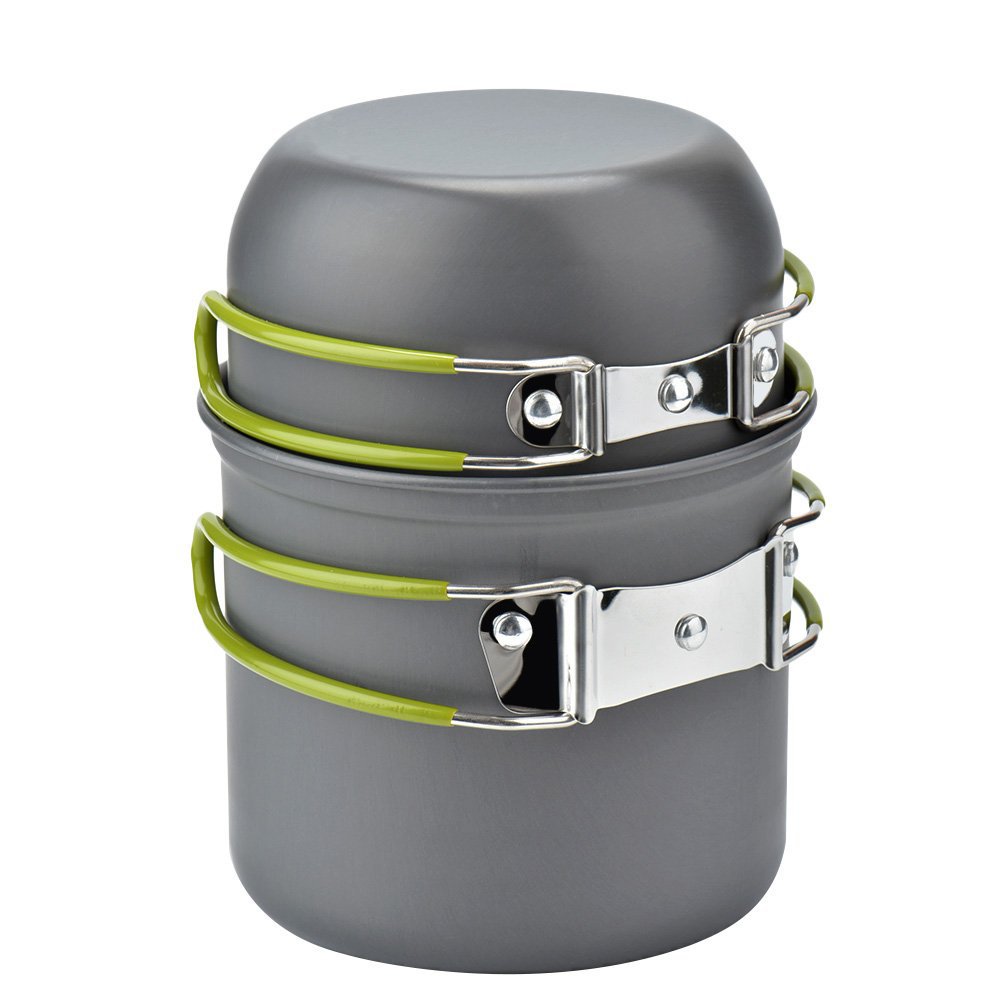 Camping Cookware Kit with Stov – Camping Cooking Kit Box recenzja i cena