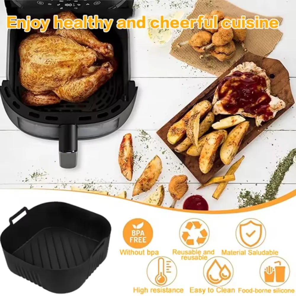Silicone Air Fryer Mold Oil Fi – Camping Cooking Mat recenzja i cena