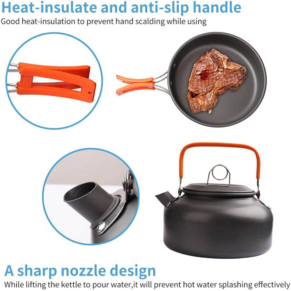 1pcs/1set Camping Cookware Kit – Camping Cooking Roll recenzja i cena