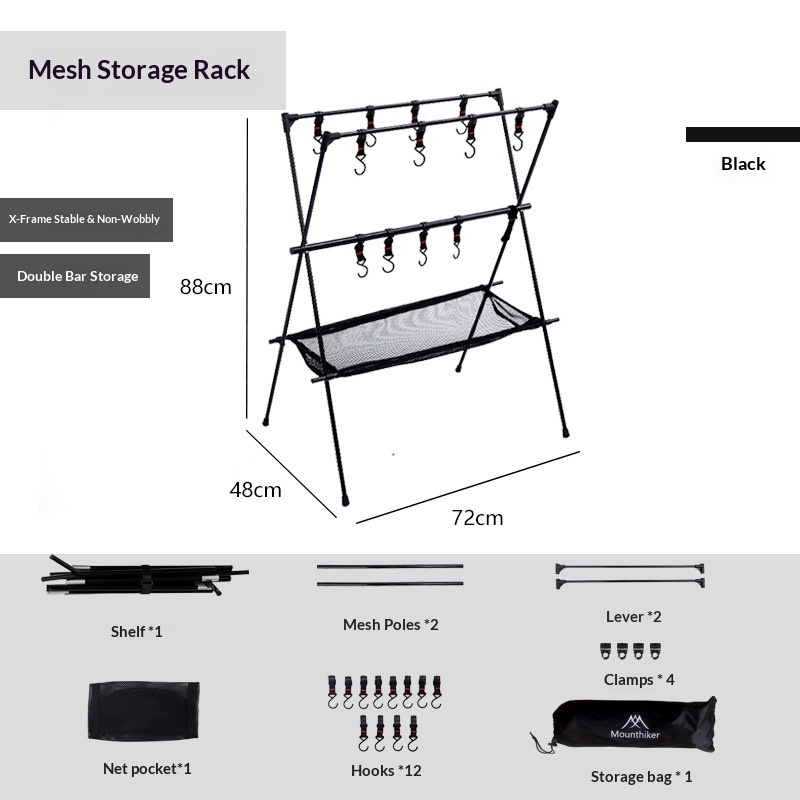 MOUNTAINHIKER Outdoor Folding  – Camping Hanging Cooking Pot recenzja i cena