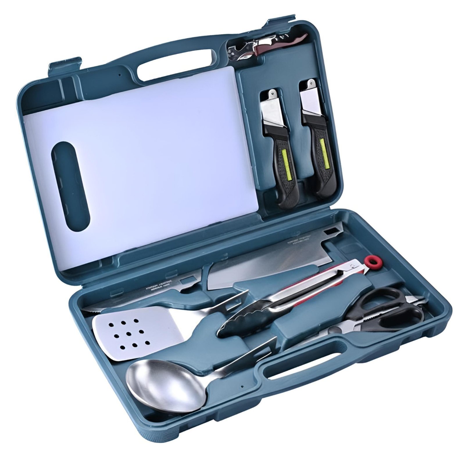Outdoor Dining Cutlery Set, Ca – Camping Cooking Kit Box recenzja i cena