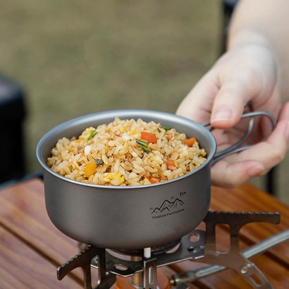 Titanium Hanging Pot Lightweig – Camping Hanging Cooking Pot recenzja i cena