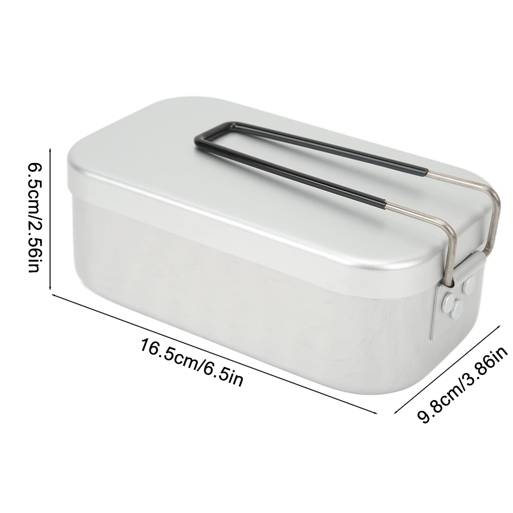 800ML Aluminum Lunch Boxes Out – Camping Cooking Kit Box recenzja i cena