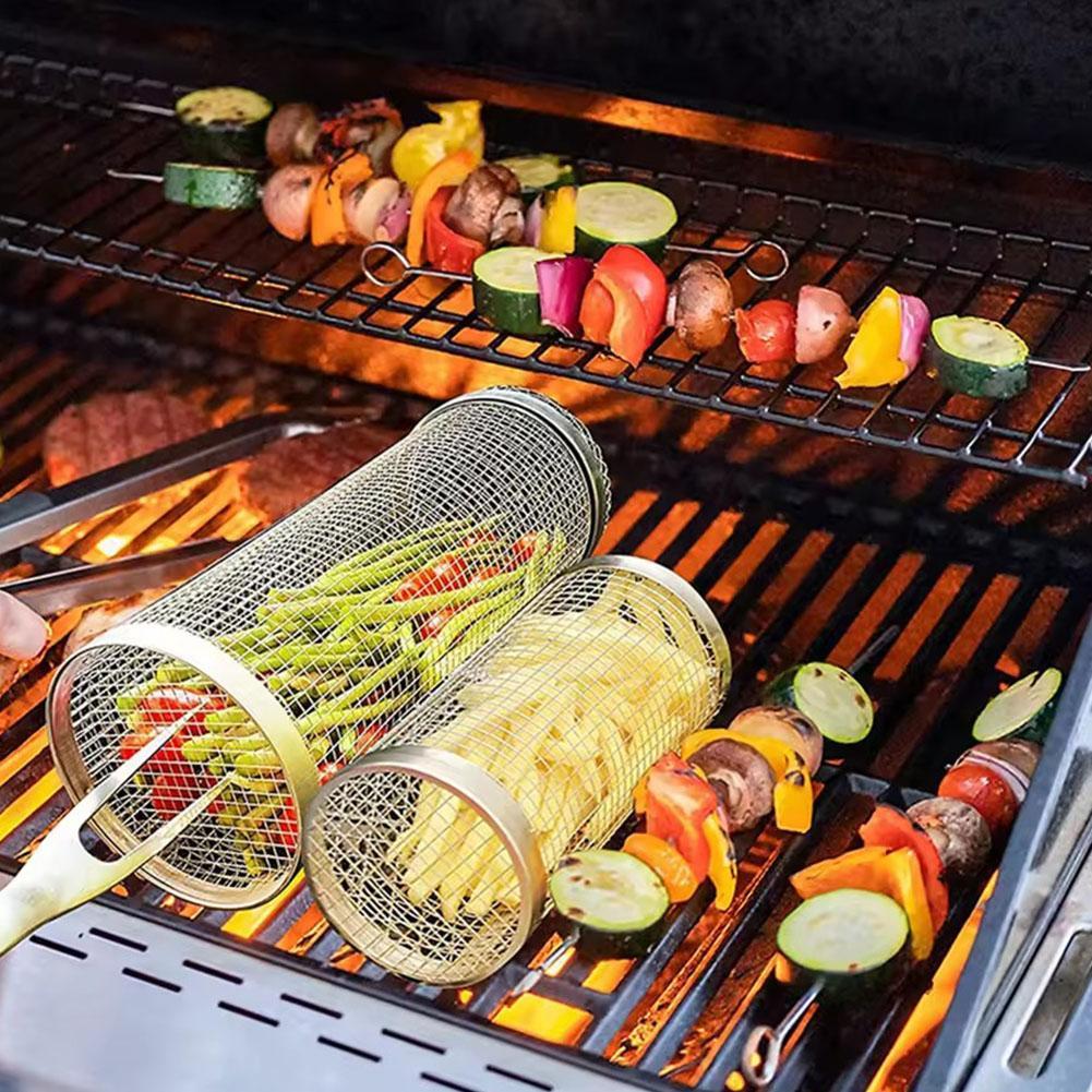 Barbecue Grill Grate Barbecue  – Camping Cooking Basket recenzja i cena