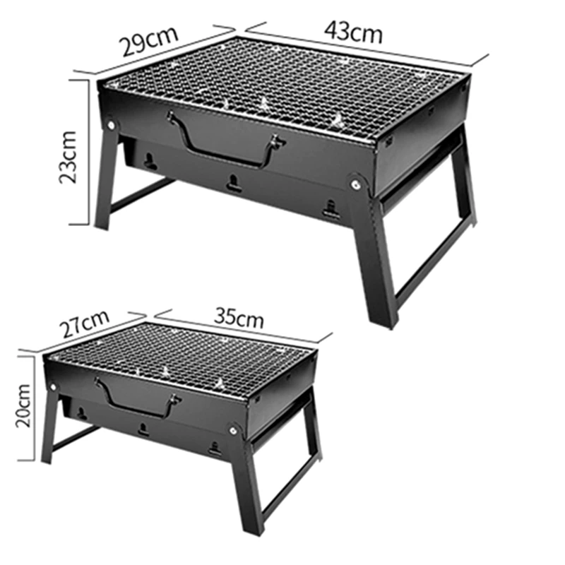 Black BBQ Grill Folding Portab – Camp Grill Portable Folding recenzja i cena