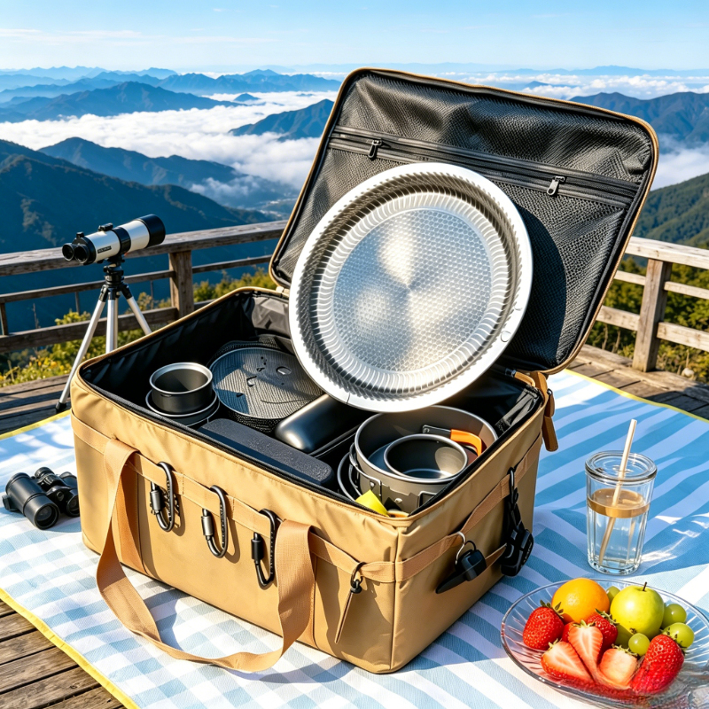 30L Khaki Foldable Oxford Tact – Camping Cooking Roll recenzja i cena